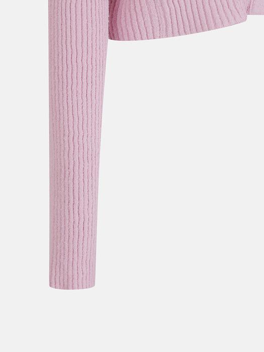 Cropped Length Single Knitwear Cardigan_LFWCM24320PIX