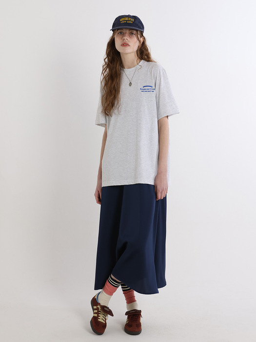 Needlework Logo Tee (L/Melange)