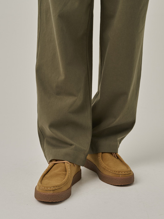 스웨이드 왈라비 모카신 (베이지)