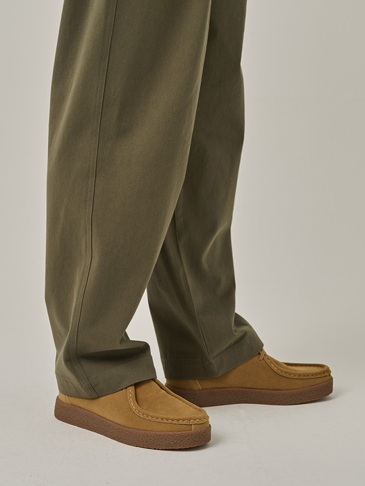 스웨이드 왈라비 모카신 (베이지)