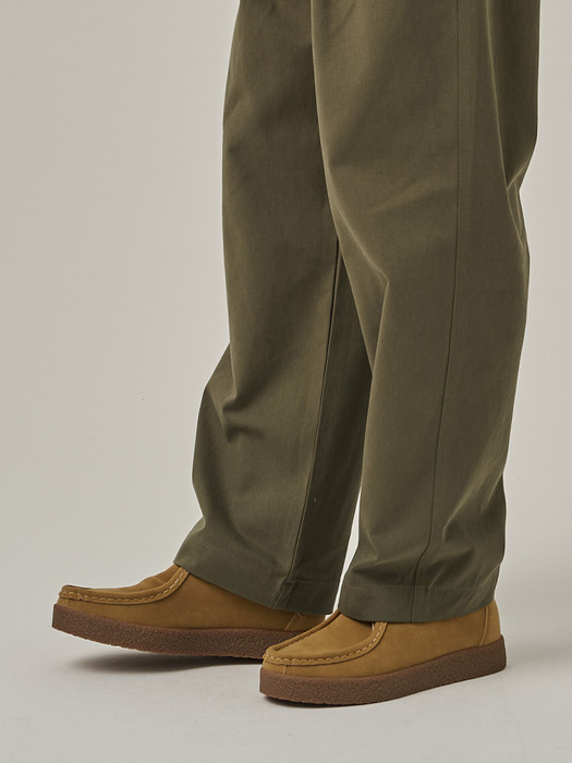 스웨이드 왈라비 모카신 (베이지)