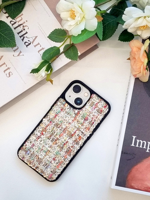 TEXTILE PHONE CASE [GLITTER]