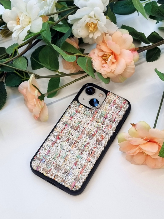 TEXTILE PHONE CASE [GLITTER]