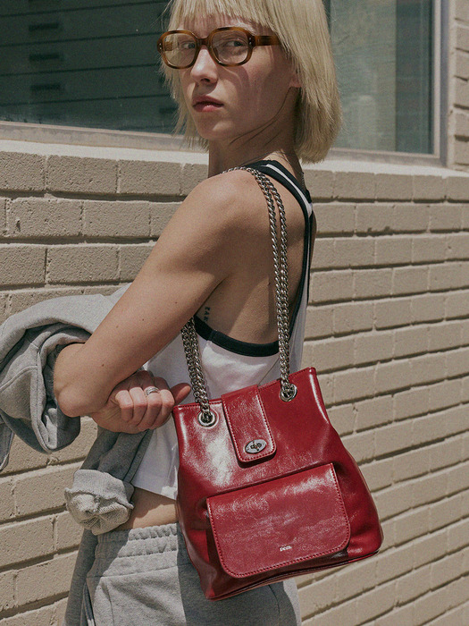 체인 모몽 백 Chain Momong Bag [Red]