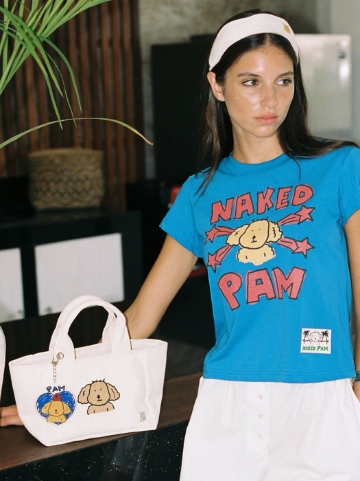 NAKED PAM PATCH TOTE BAG (2 SIZES)