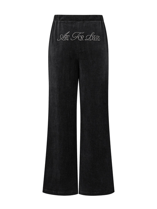 AFL VELOUR TRACK PANTS (BLACK)