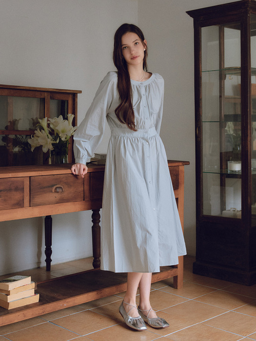 IT_Simple sleeves basic dress_2color