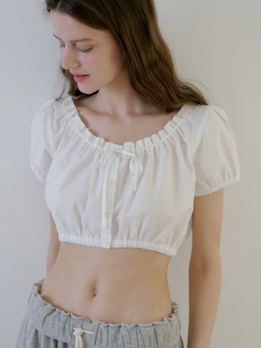 Ribbon Crop Blouse