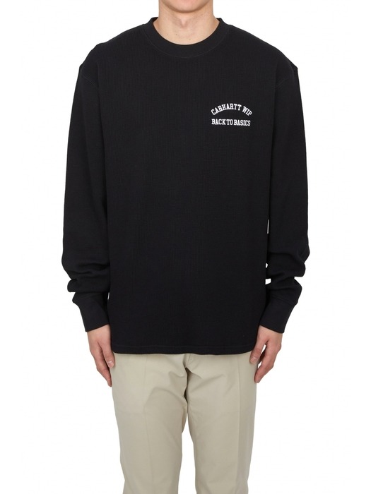 CARHARTT WIP 칼하트윕 베이직 스크립트 남성 티셔츠 I033985 0D2XX