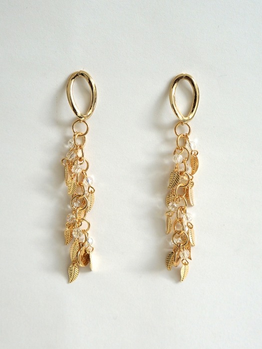 leaf vibe earring