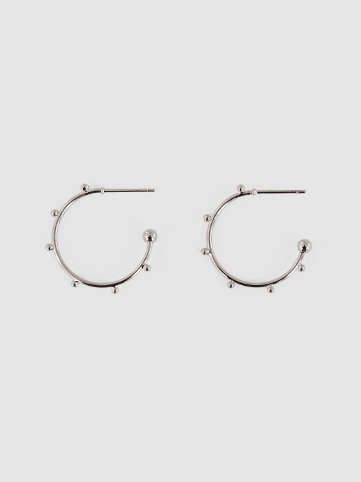 gap ball ring earrings (2colors)