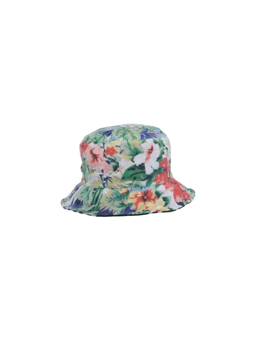 Reversible short bucket hat - Polka dot