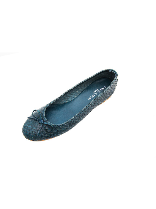 WEAVING LEATHER FLATS_NEW JEANS