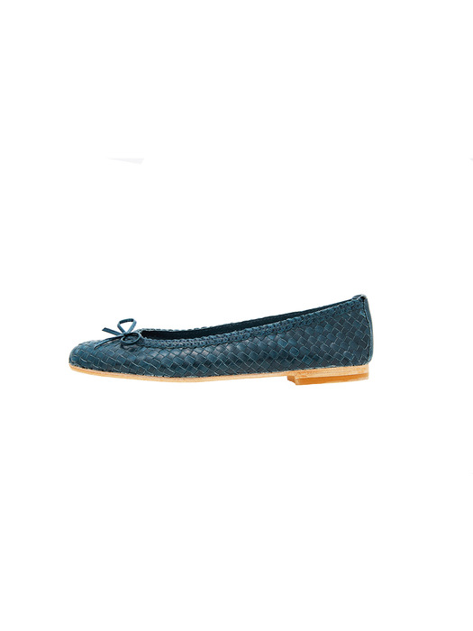 WEAVING LEATHER FLATS_NEW JEANS