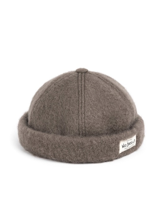 MGL WOOL BRIMLESS CAP (grey)