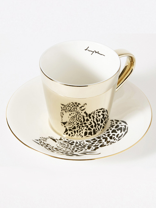 Mirror cup & Amur Leopard / 아무르 표범