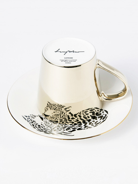 Mirror cup & Amur Leopard / 아무르 표범
