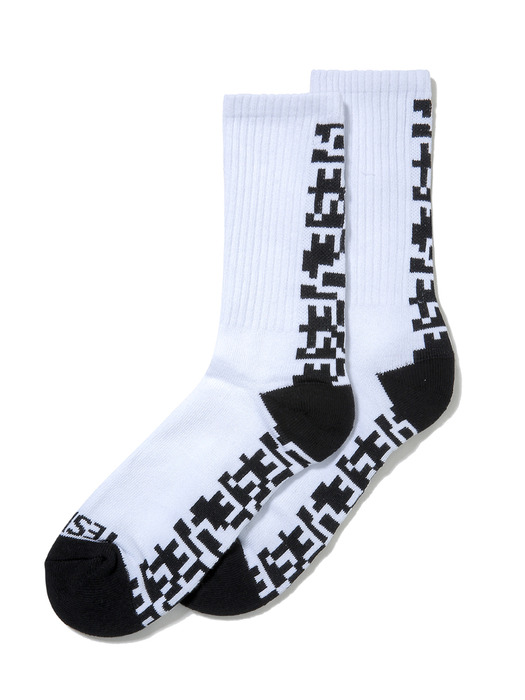 Y.E.S Line Socks White