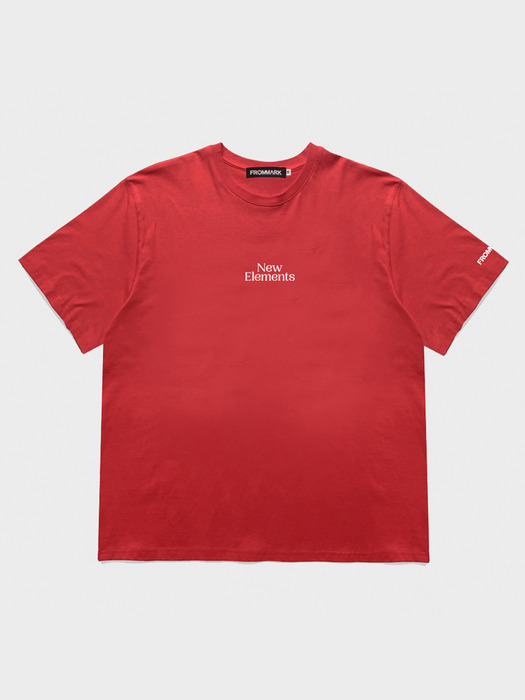 NEW ELEMENTS GRAPHIC TEE - RED