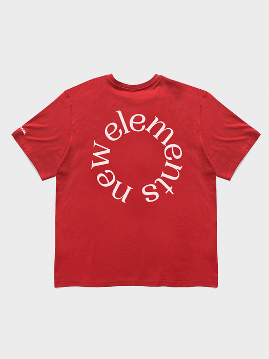 NEW ELEMENTS GRAPHIC TEE - RED