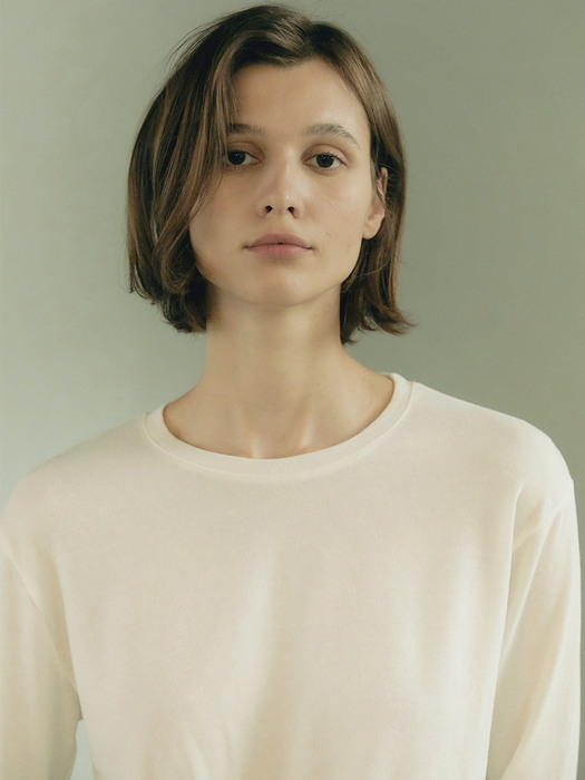 Daily Wool T-shirt - Ivory