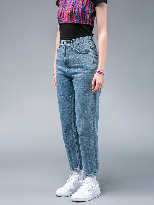Blue New-tro Tapered Jeans