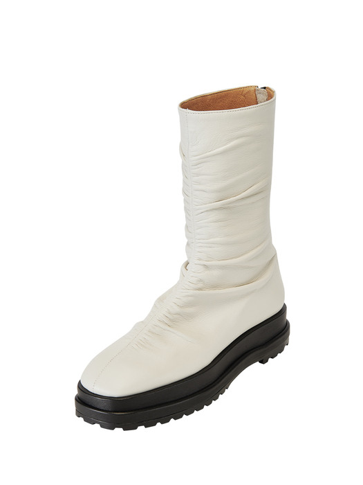 RM1-SH039 / Platform Wrinkle Boots