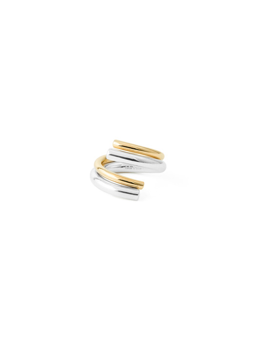 TWIST OPEN RING (SET OF TWO)