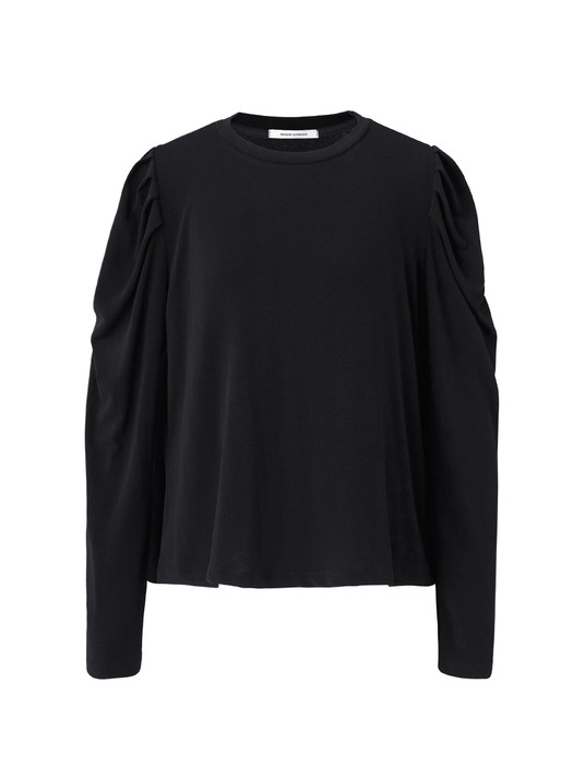 Long puff sleeve tee - Black