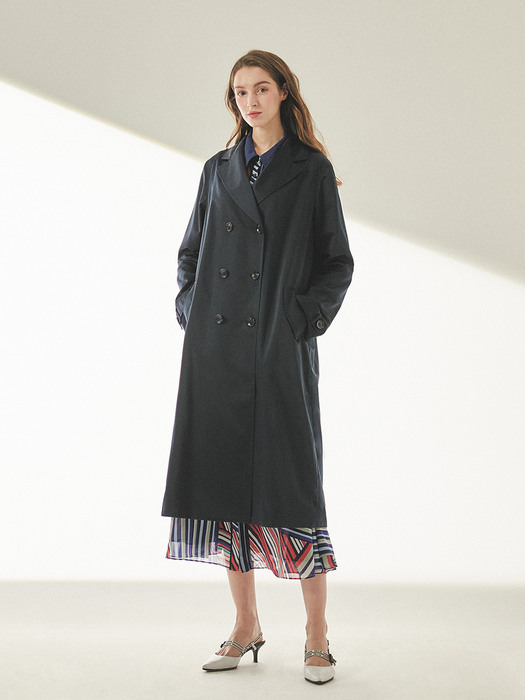 OVERFIT TRENCH COAT OSSCT-147-NV