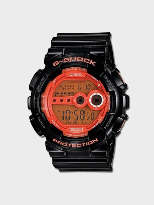 GD-100HC-1DR 남성 우레탄 손목시계