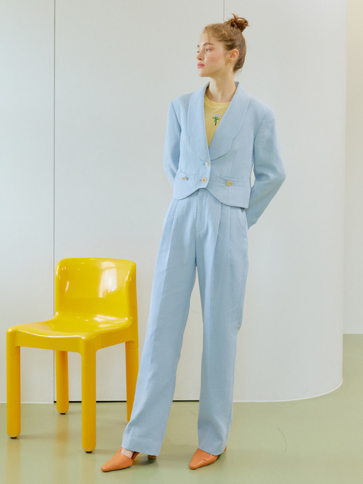 Main Dishes Jacket+Pants Set (Blue)