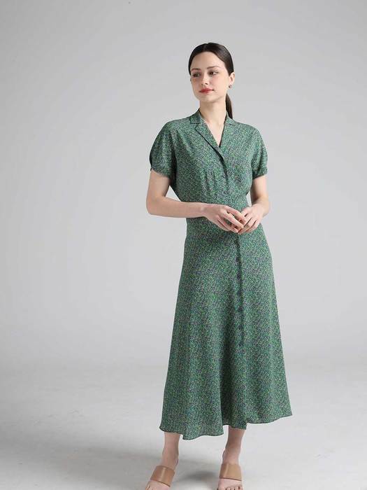 21SS #RS9ROMANTIC 스페셜 패턴 피크닉 반팔 드레스