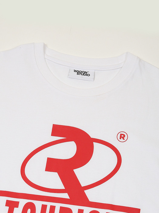 플래닛R 투어 반팔 티셔츠 (화이트)