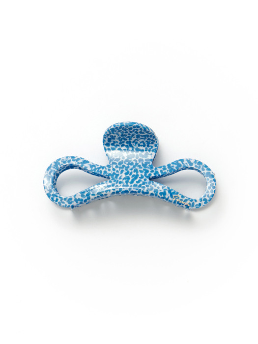 Infinity Hair Claw Clip (Greek Blue)