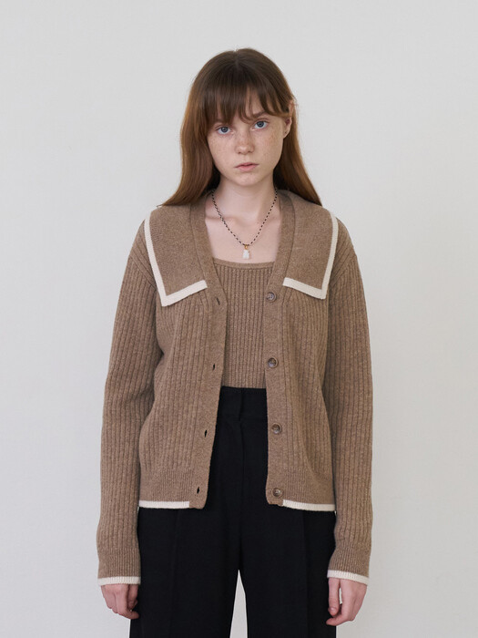 21 Fall_Fine wool Cardigan Set (2colors)