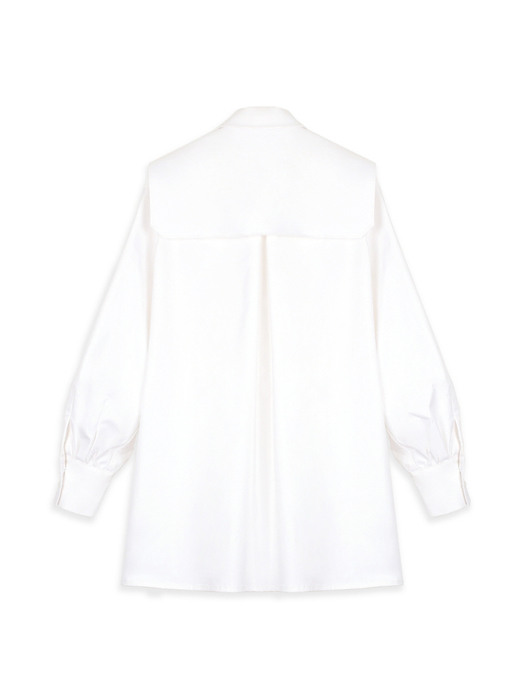 Queen Frill Shirt WHITE