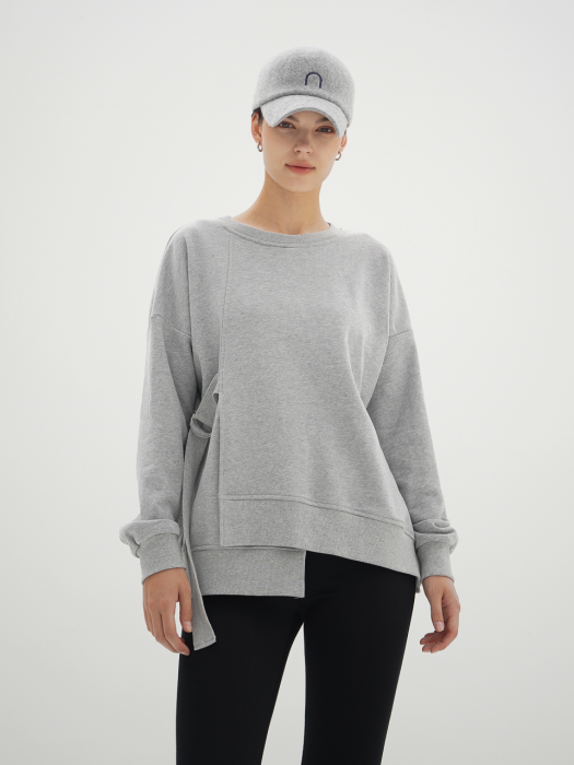 Asymmetric Sweatshirt_Grey