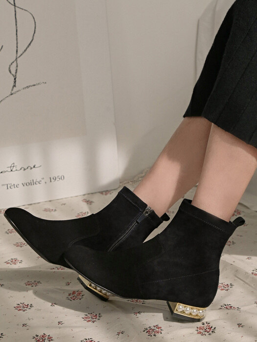 1405 Evalin Pearl Ankle Boots