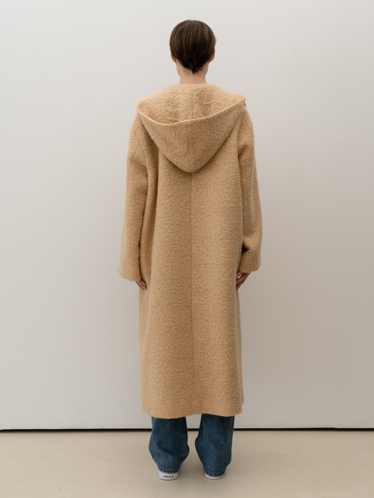 Boucle Long Coat_Beige