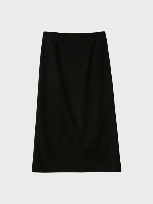 hosi wool skirt_black