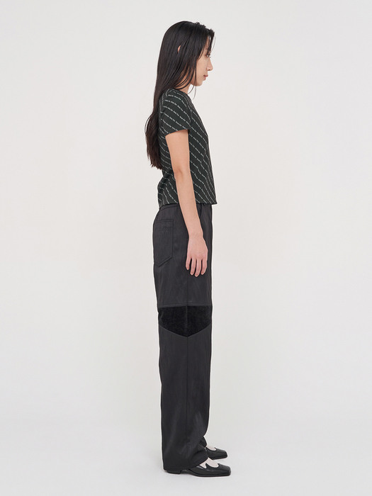 BALLON SHAPE PANTS IN BLACK