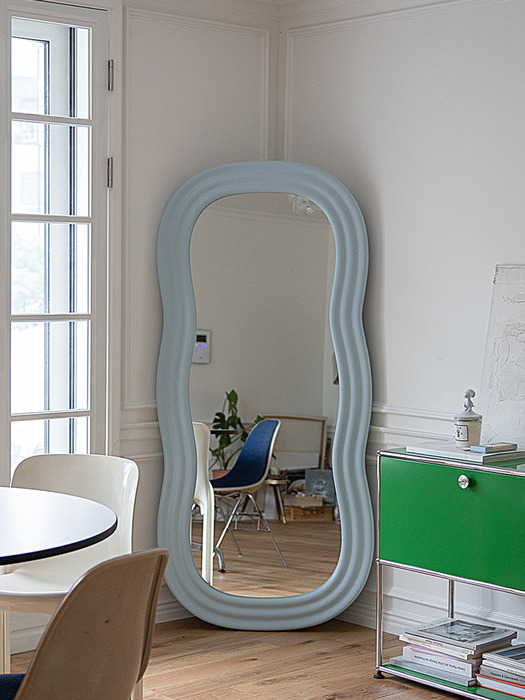 Wave Mirror (Sky Blue / Large)