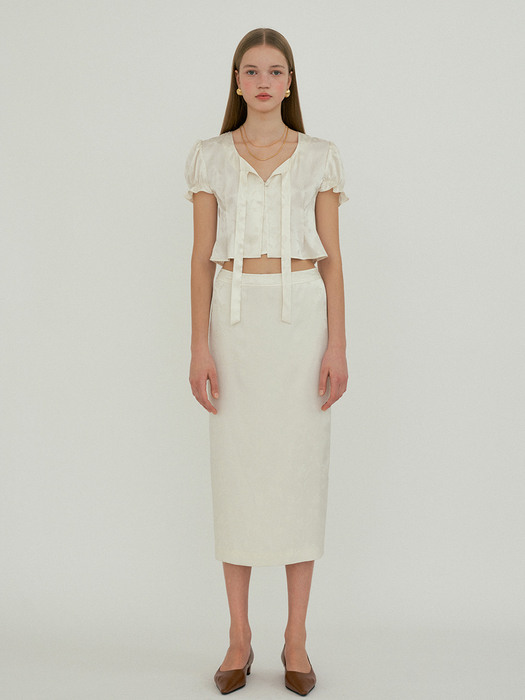overdue flair ♥ JACQUARD PENCIL SKIRT/追跡付 JACQUARD PENCIL SKIRT - overdue flair