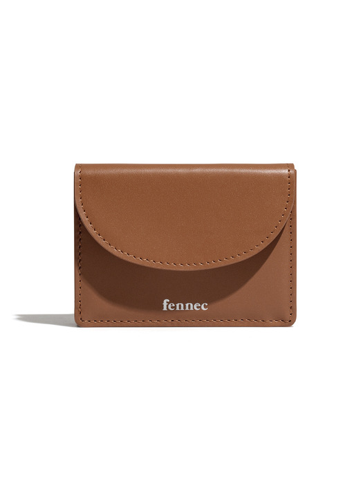 HALFMOON MINI WALLET - TAN BROWN