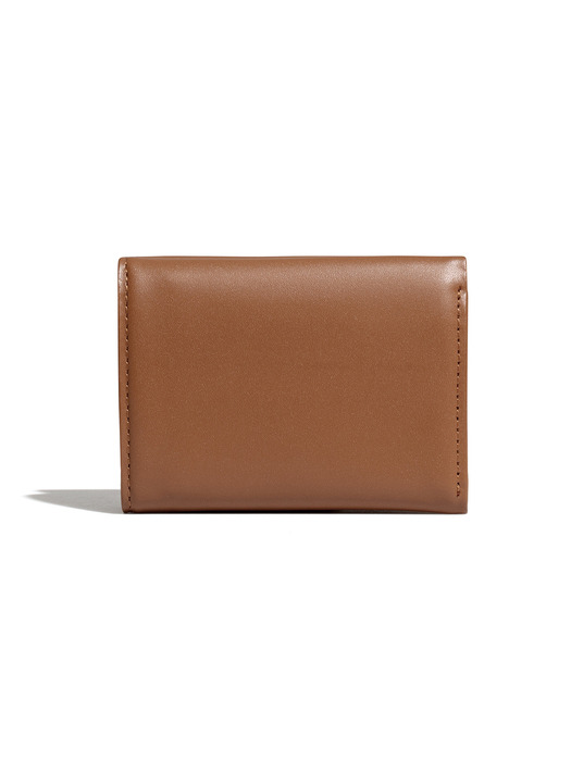 HALFMOON MINI WALLET - TAN BROWN