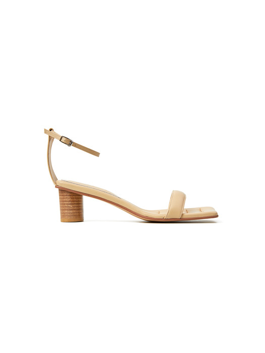 50mm Tango Cushion Stitch Sandal (BEIGE)