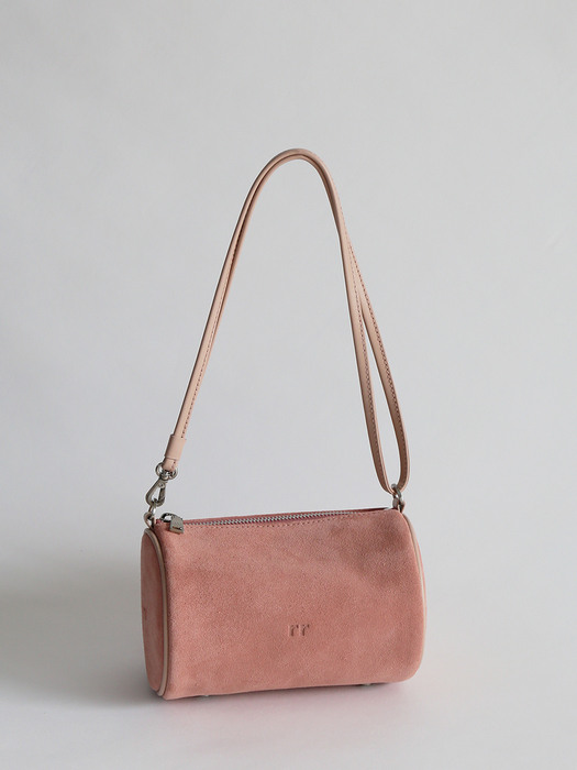 Log mini bag (Froly coral mix_suede)