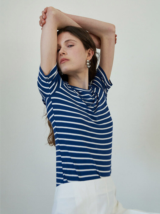 STRIPE T-SHIRT - BLUE