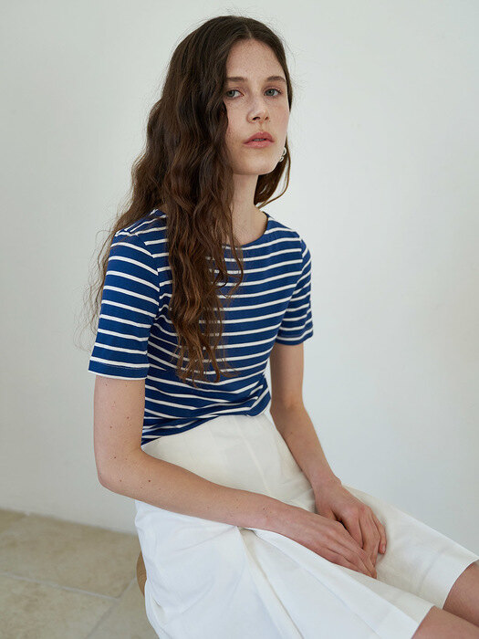 STRIPE T-SHIRT - BLUE